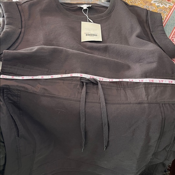 Black Short Sleeve Dress with Drawstring Waist - Picture 11 of 13